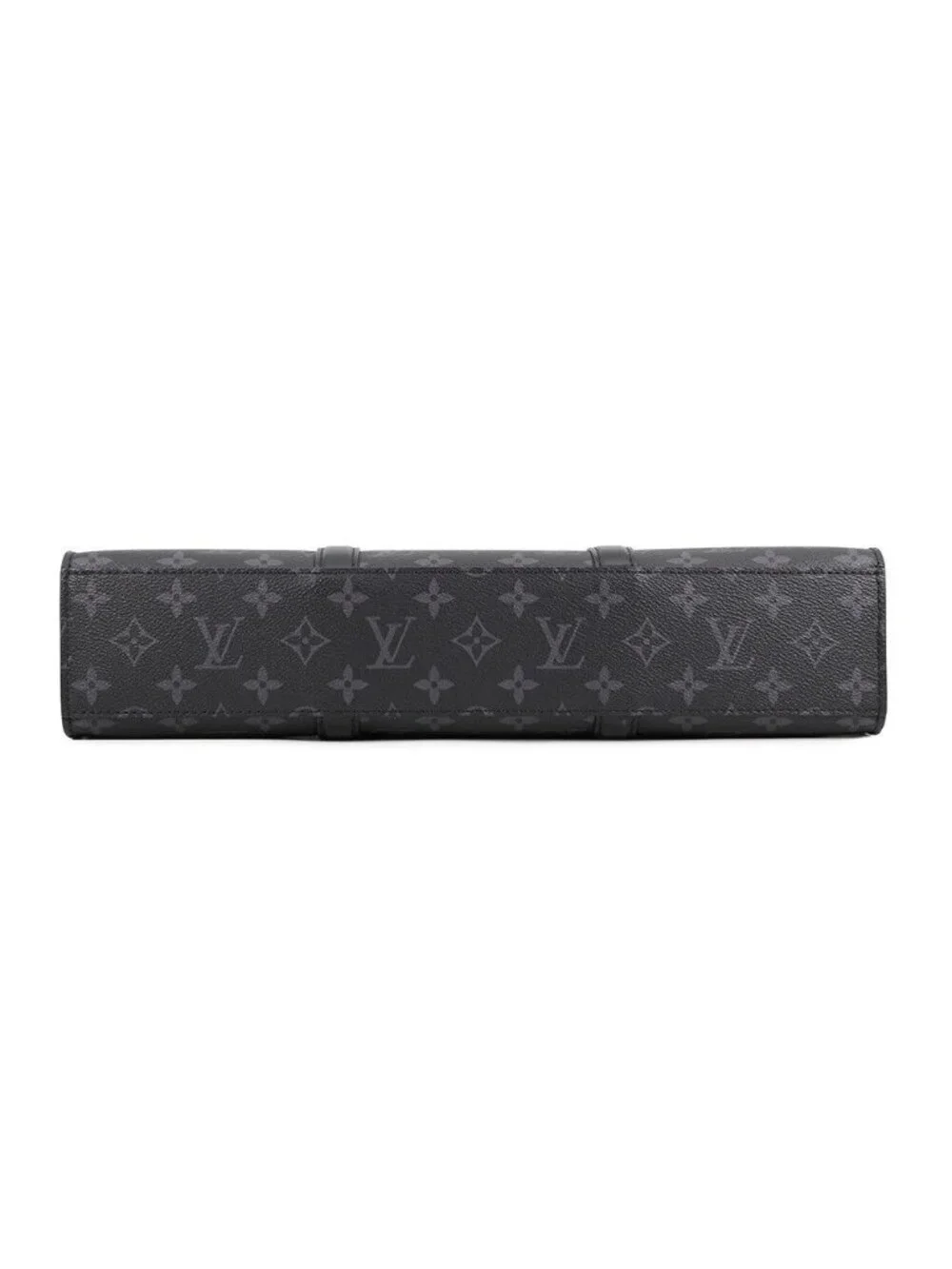 Louis Vuitton Tote Bag Monogram Eclipse Sac Plat Horizontal Zip 2-Way Business